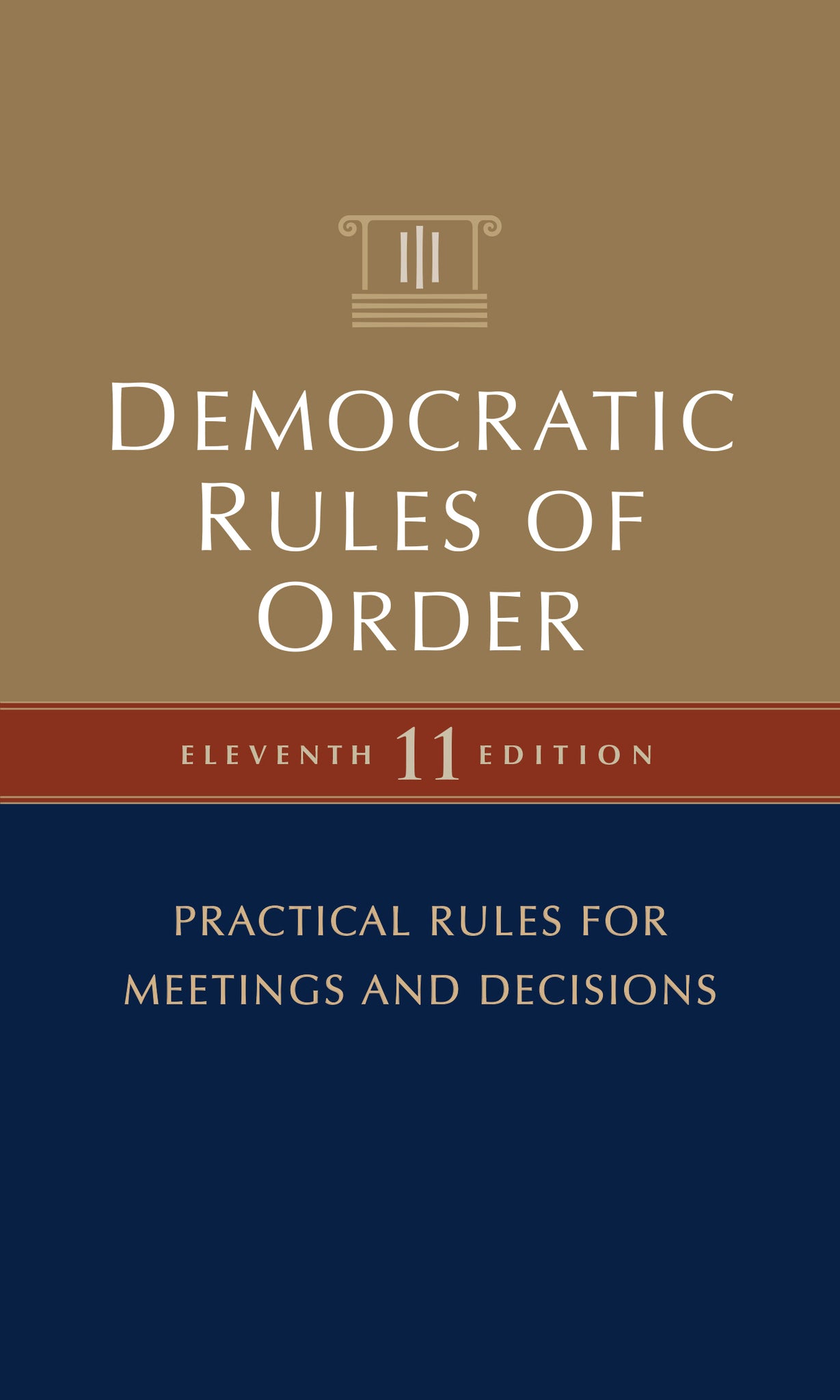 Cover image for Democratic Rules of Order, 11th Edition ISBN 9781774060414